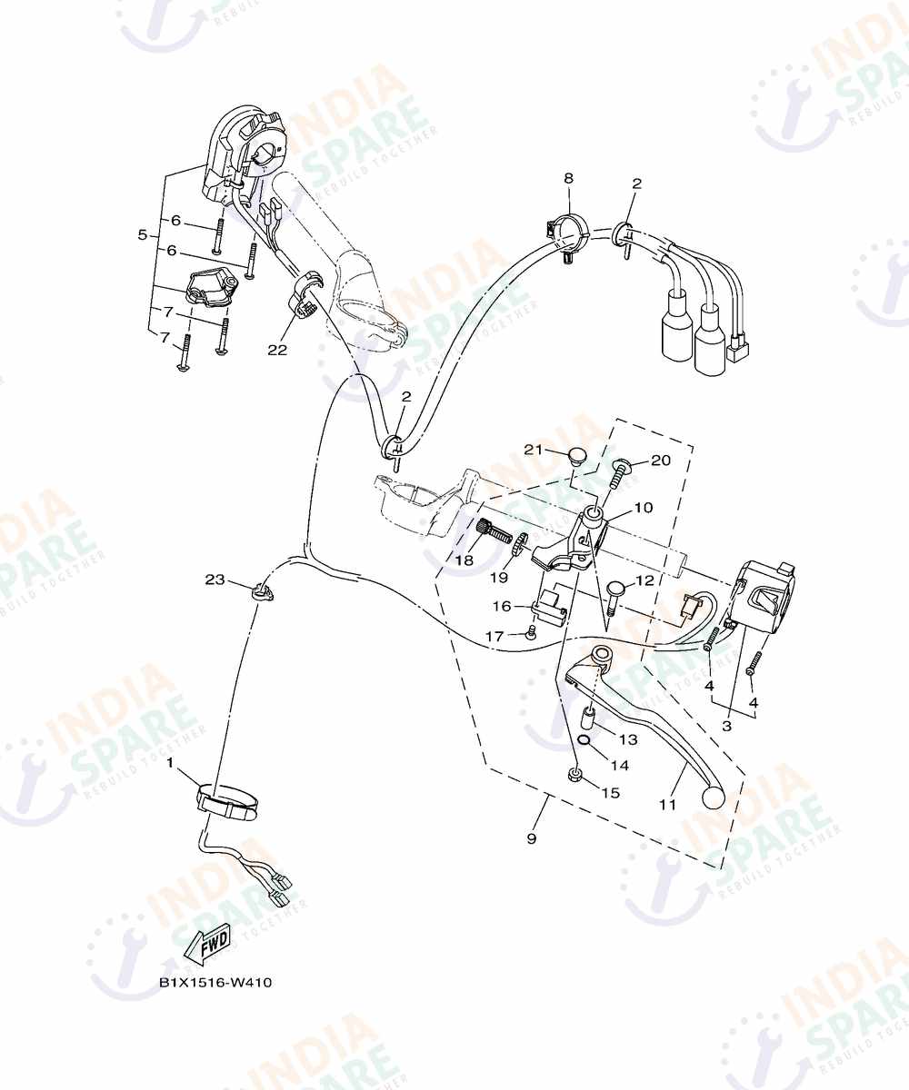 YAMAHA D782 R3 Series HANDLE SWITCH & LEVER